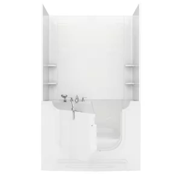 image of the universal tubs wheelchair-accessible tub with shower surround