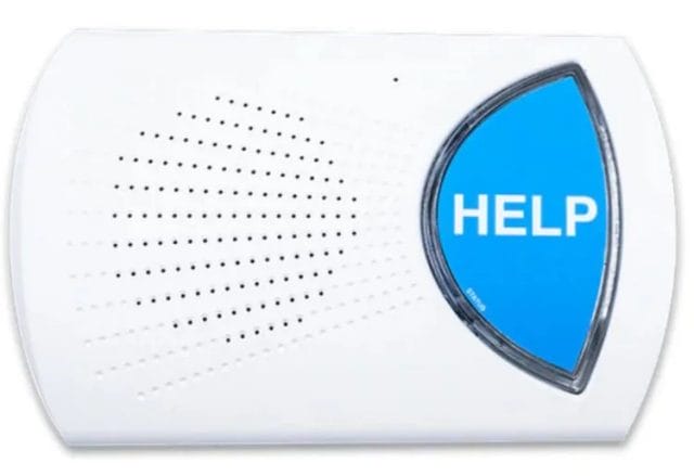 Image of the MobileHelp Wired Home medical alert system